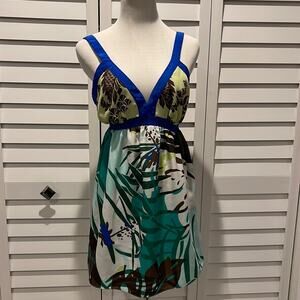 Metro 7 Colorful Boho Tunic Top in 100% Polyester.